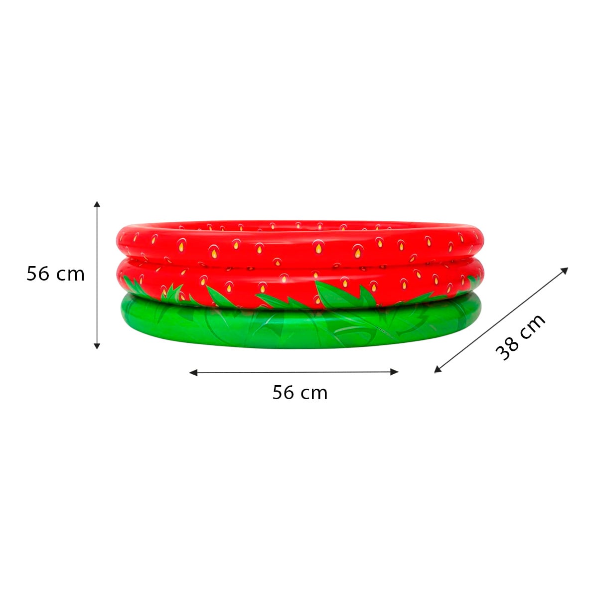 PILETA FRESA PARA RELAJACION Y JUEGOS Y+BANDERITAS ADHESIVAS - 5