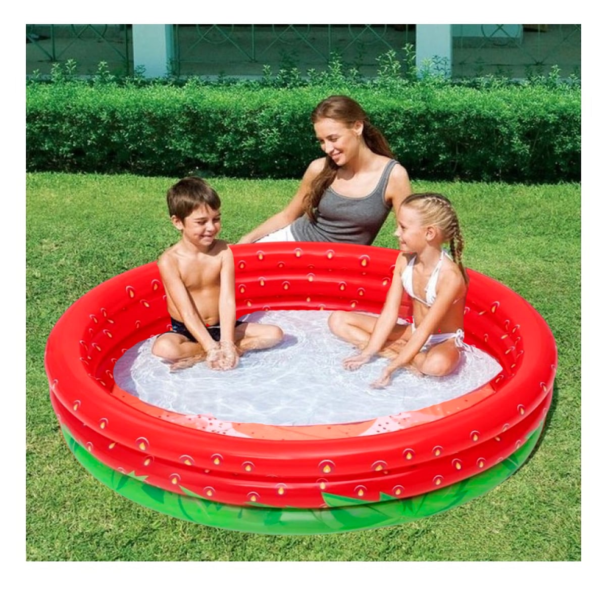 PISCINA DE FACIL ARMADO Y PLEGADO COMPACTO Y+PAPEL DE REGALO - 1