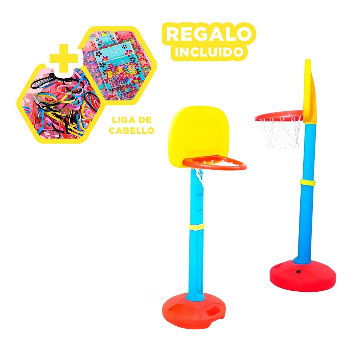 ARO FACIL DE ARMAR PARA JUGAR Y+REGALO LIGAS PARA PEINAR - 1