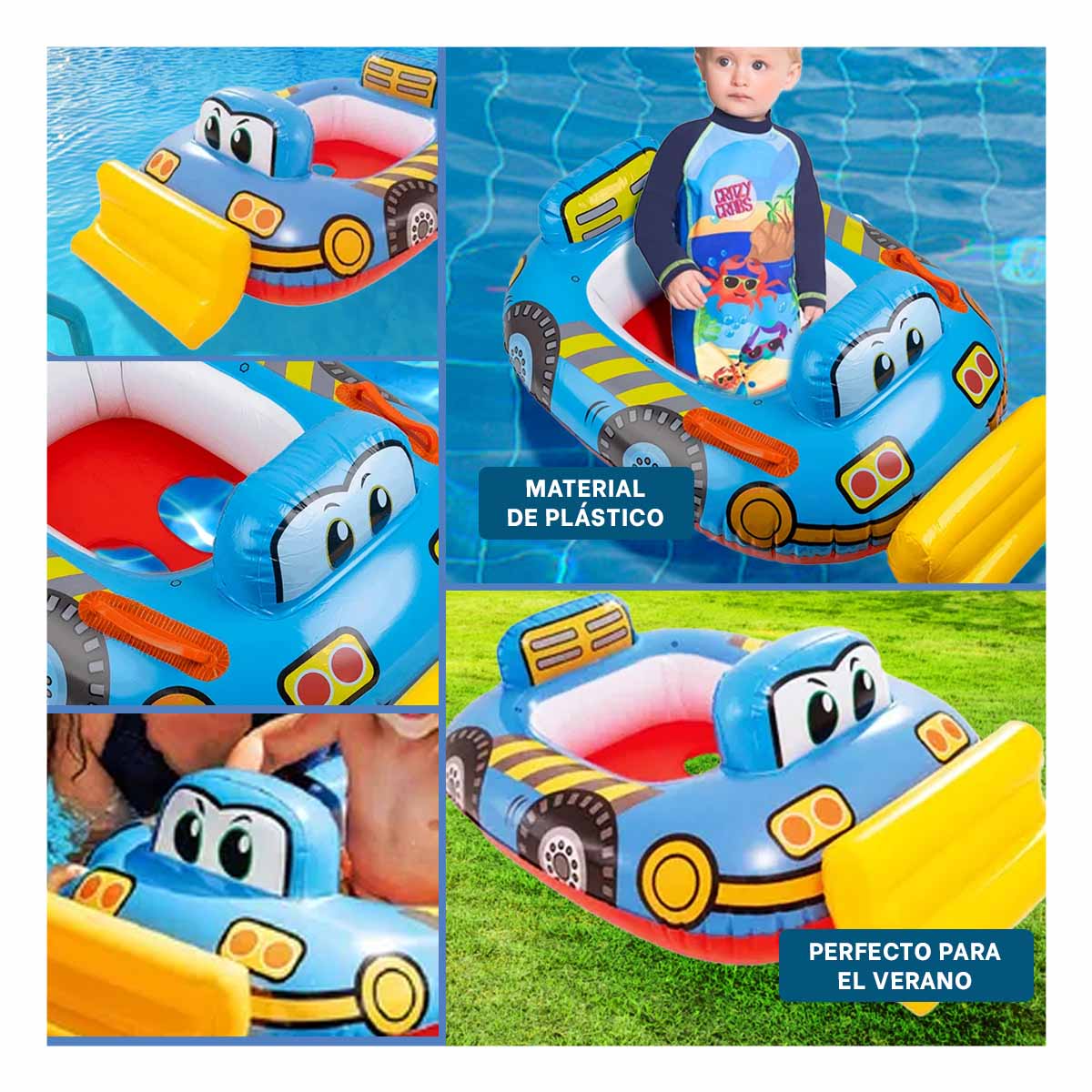 INFLABLE ACOGEDOR Y FACIL DE TRANSPORTAR Y+GIFT STICKERS - 2