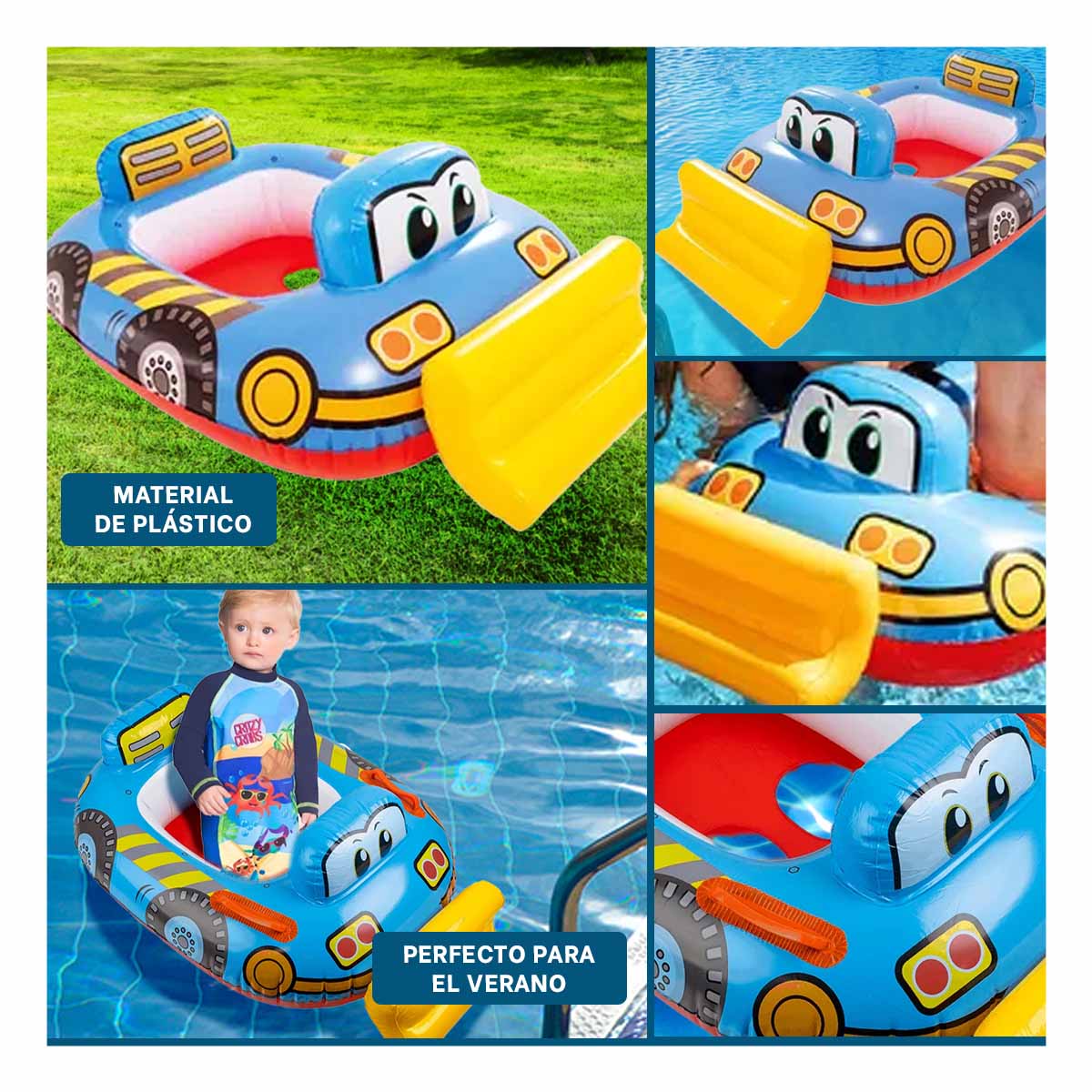 INFLABLE ACOGEDOR Y FACIL DE TRANSPORTAR Y+GIFT STICKERS - 3
