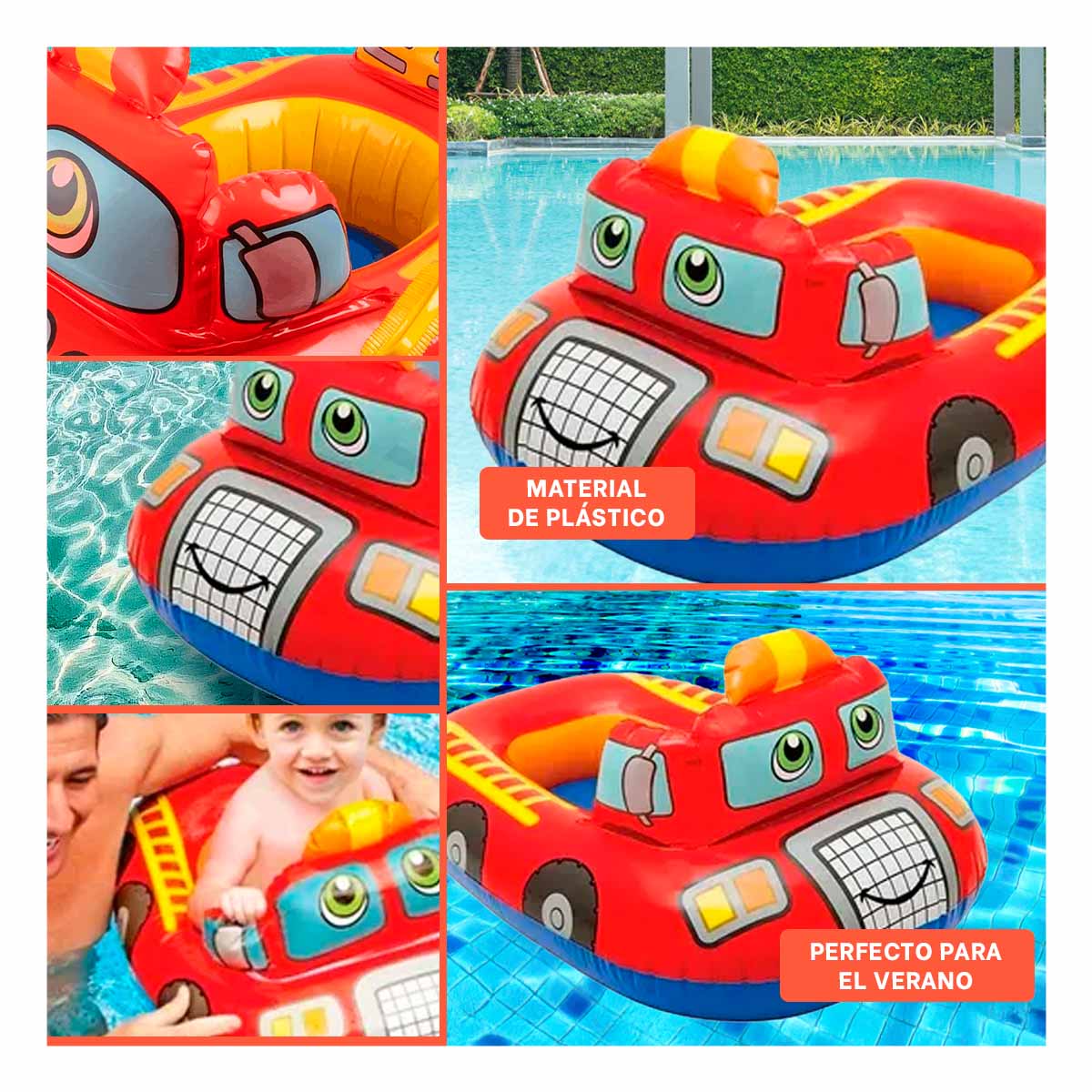 INFLABLE ACOGEDOR Y FACIL DE TRANSPORTAR Y+GIFT STICKERS - 2