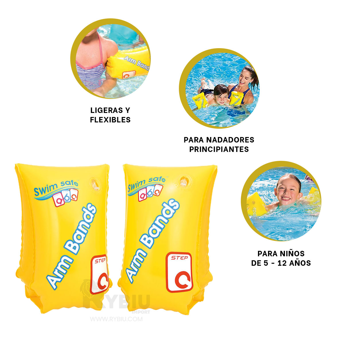 SALVAVIDAS UTIL DE AGUA 30X15CM AMARILLO Y+REGALO AGENDITA - 2