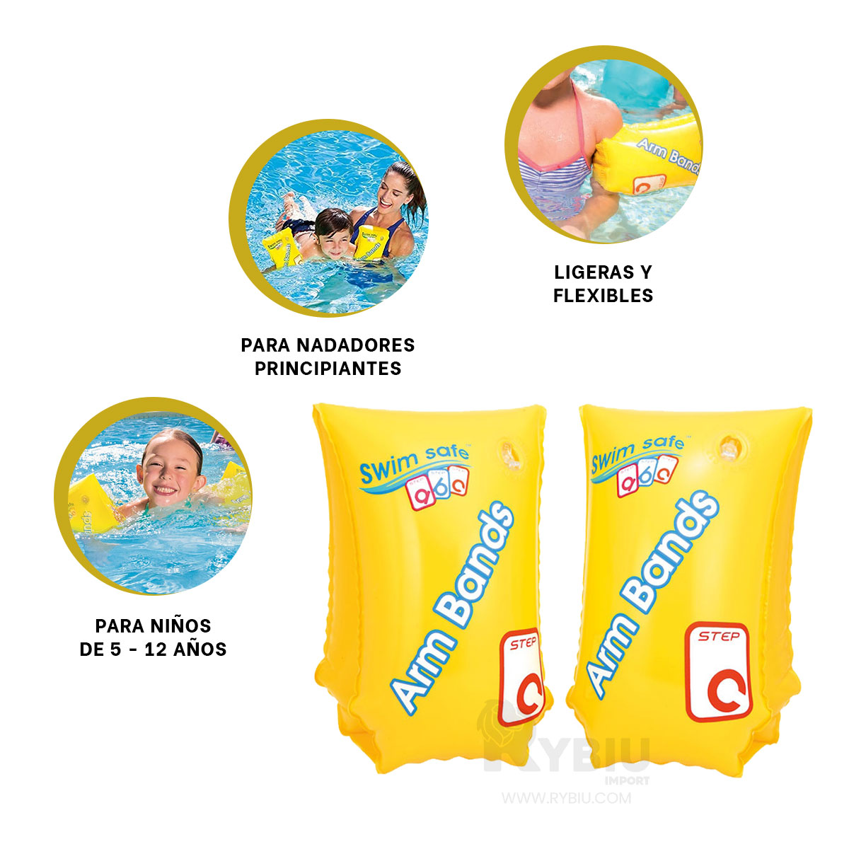 SALVAVIDAS UTIL DE AGUA 30X15CM AMARILLO Y+REGALO AGENDITA - 3