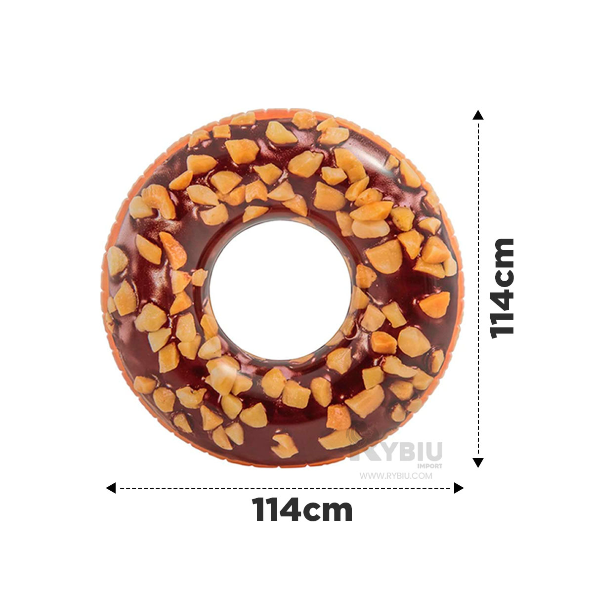 SALVAVIDAS LIGERO DONAL DE 114CM CHOCOLATE Y+GIFT STICKERS - 5