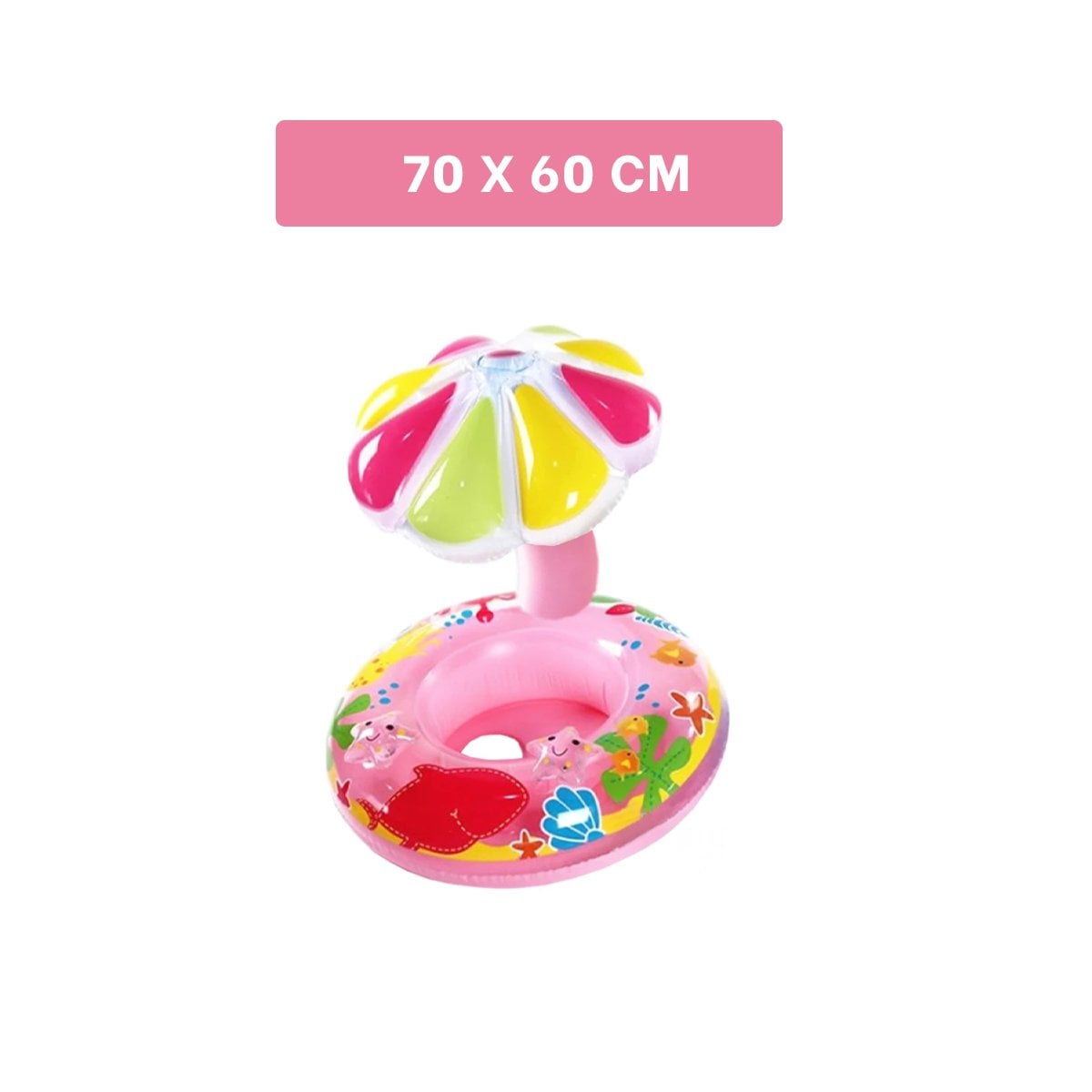 COLCHONETA FLOR ROSADO SEGURA Y DIVERTIDA PARA PISCINA INFANTIL Y+LIGAS REGALO - 4
