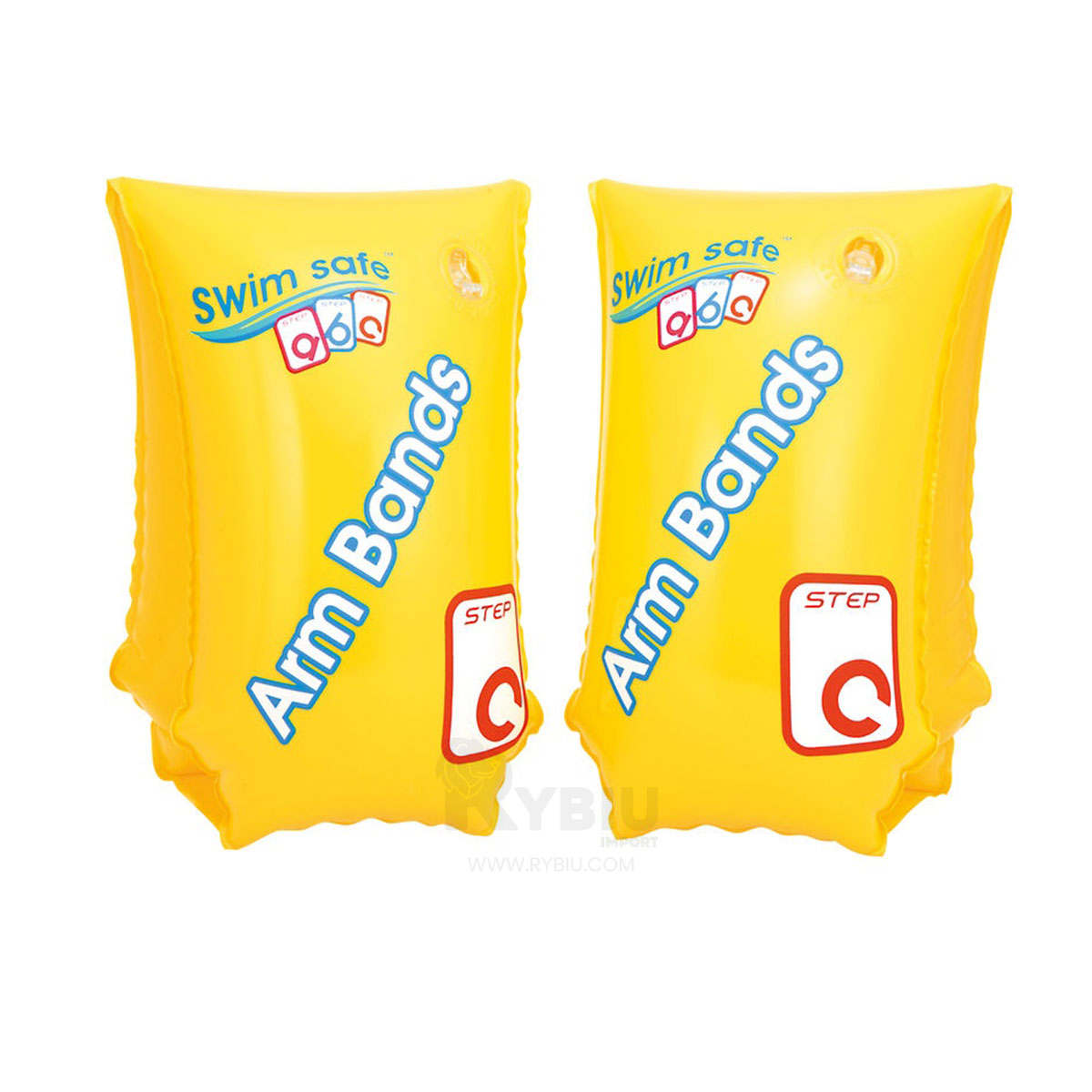 INFLABLE PARA NADO 30X15CM AMARILLO Y+BANDERITAS ADHESIVAS - 2