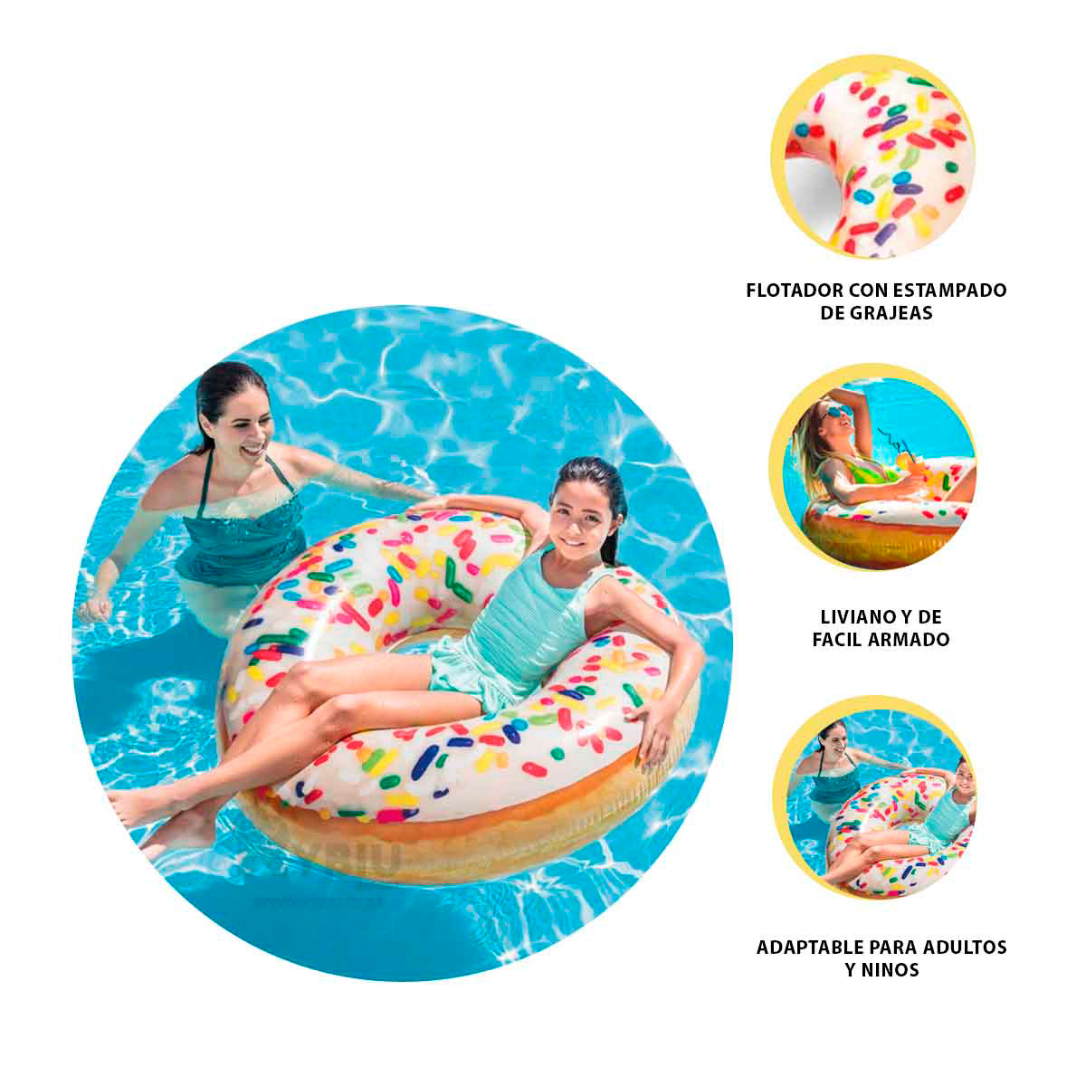 SALVAVIDAS DIDACTICO DONAL DE 114CM SPRINT Y+REGALO STICKERS - 2