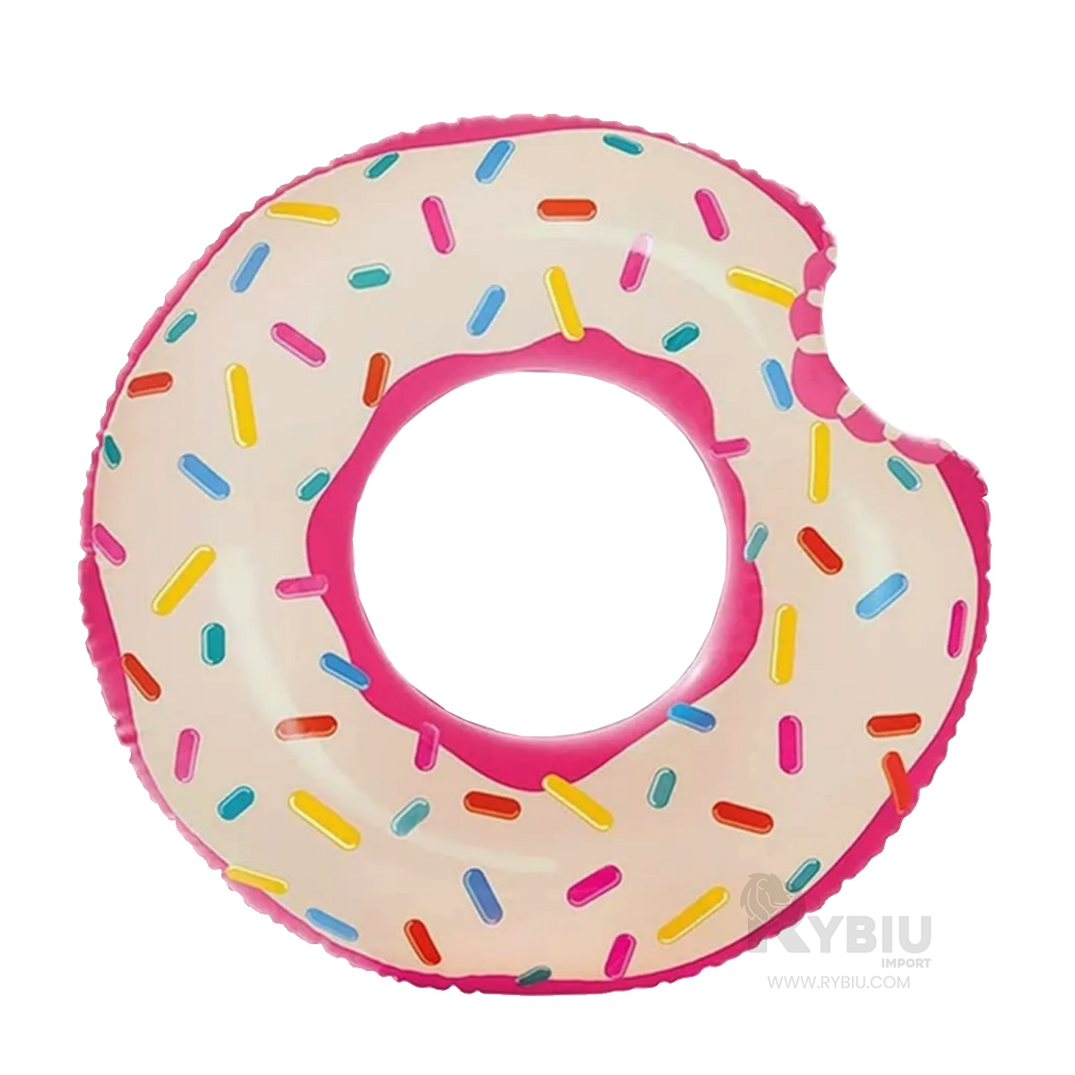 INFLABLE DE DONAL DE 107CM PINK Y+REGALO LIGAS PARA PEINAR - 2