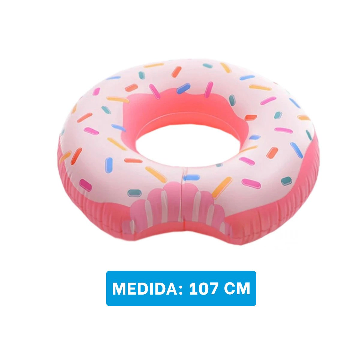 FLOTADOR PARA PISCINA DONAL PINK 107 CM DIVERTIDO Y COLORIDO Y+POST IT - 4