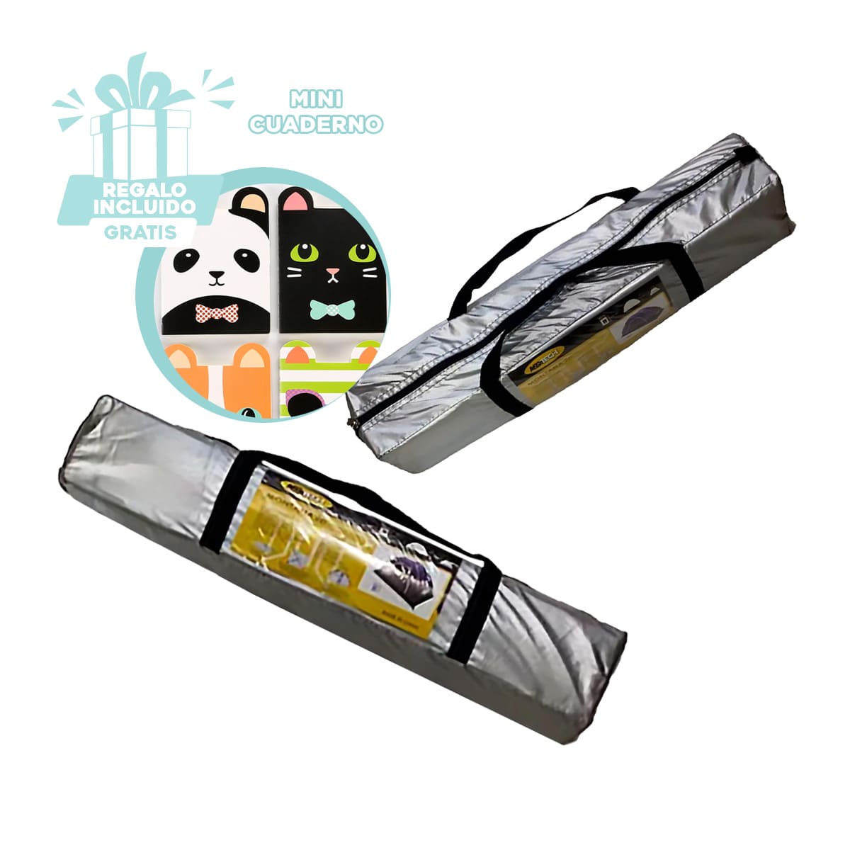CARPA RYBIU 2 PERSONAS MG-02P TIENDA EXCURSIÓN CAMPOS LIBRES + GIFT MINIAGENDA - 1