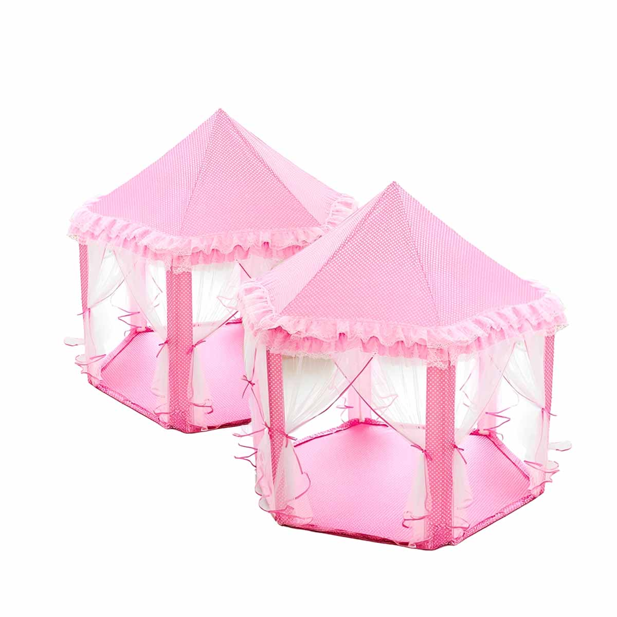 CARPA DE NIÑAS EN COLOR ROSADO CON TUL Y+PAPEL DE REGALO - 4