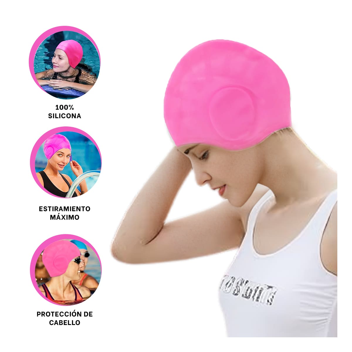 GORRA RYBIU MG-ED06 ROSADO ESTIRABLE + REGALO AGENDITA - 3
