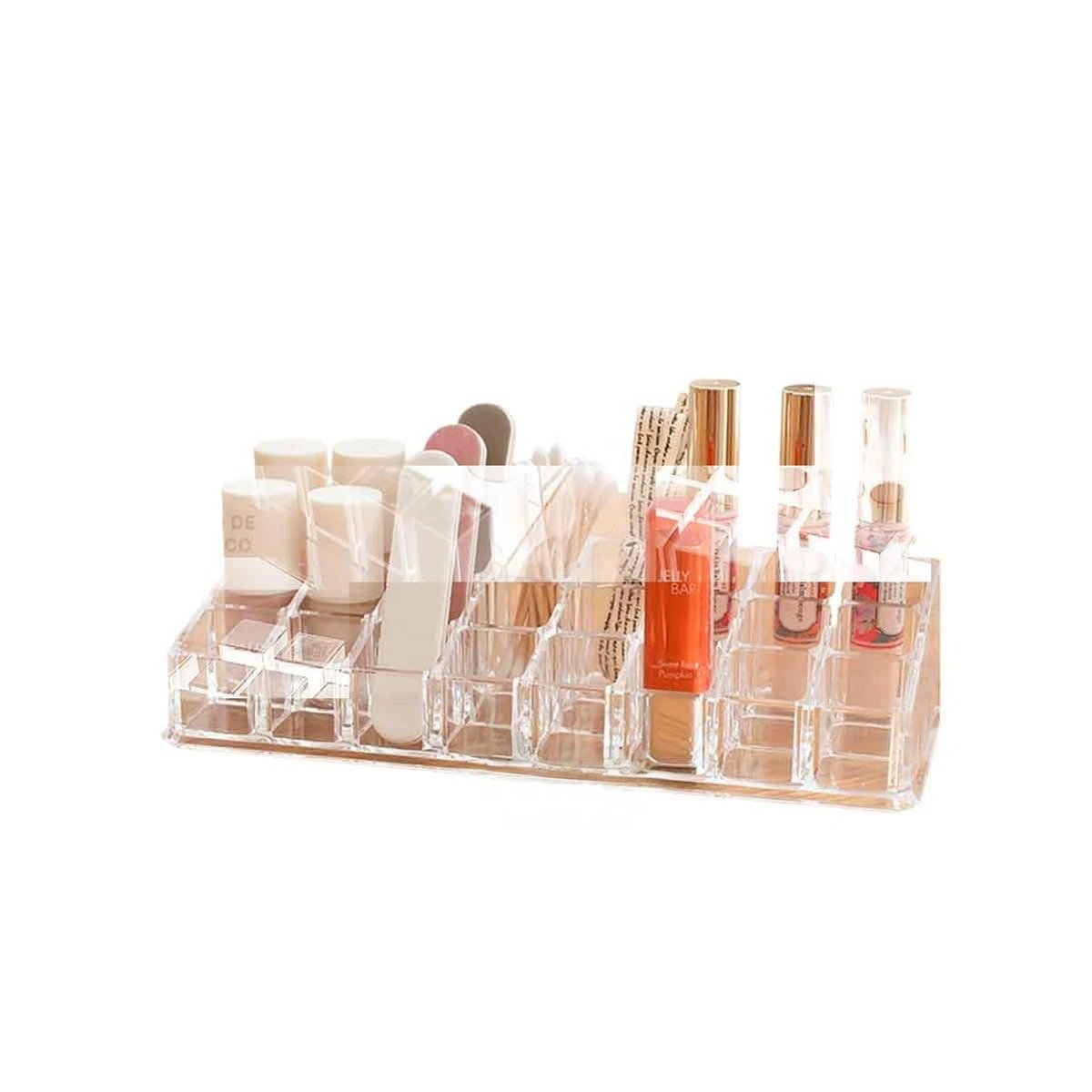 ORGANIZADOR RYBIU BE32356 TRANSPARENTE CAJA GUARDAR LABIALES + LIGAS REGALO - 3