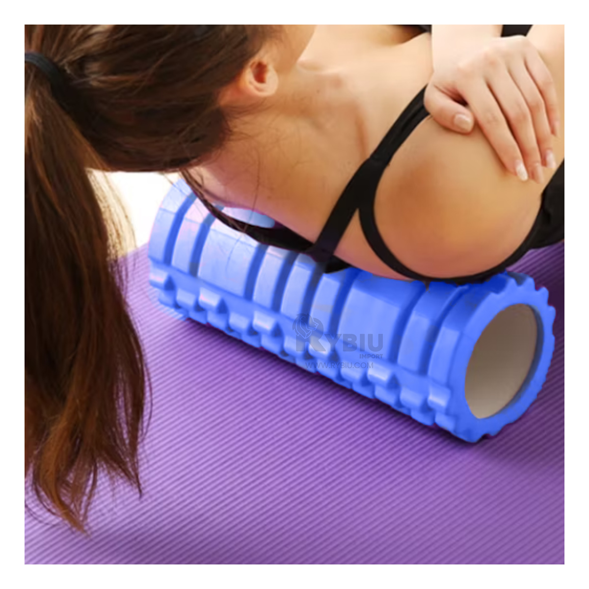 RUEDA RYBIU DE29537 LARGO 29CM EJERCICIO AZUL + BANDERITAS ADHESIVAS - 2