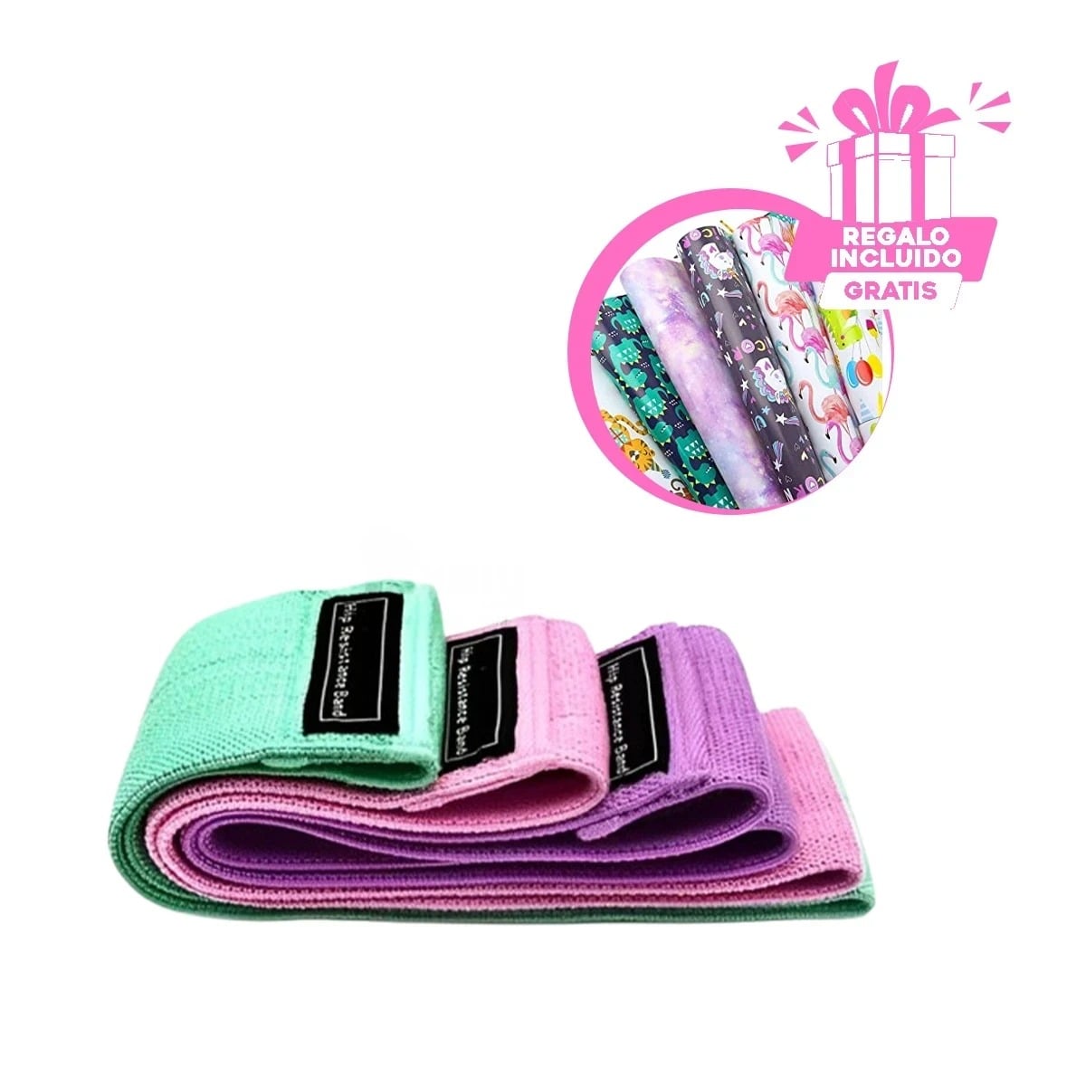 BANDAS RYBIU DE30513 DE FORMACION PERNERA MULTICOLOR + PAPEL REGALO - 1