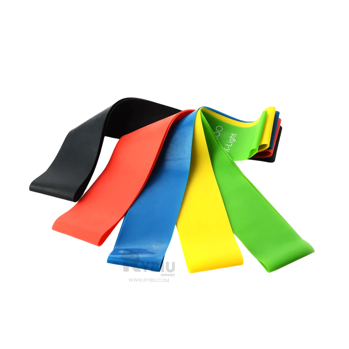 LIGAS RYBIU DE30514 PARA EJERCICIOS MULTICOLOR + REGALO PEINAR - 2