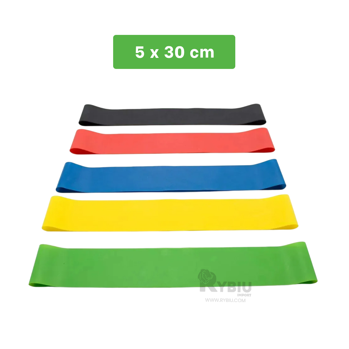 LIGAS RYBIU DE30514 PARA EJERCICIOS MULTICOLOR + REGALO PEINAR - 5