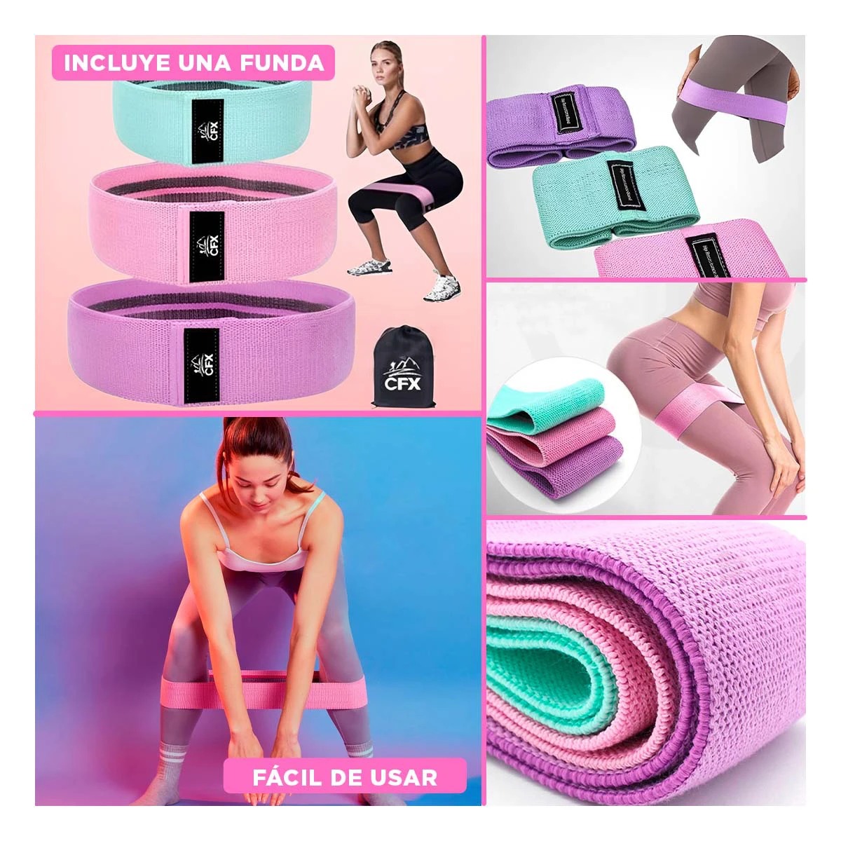 CINTA RYBIU DE30513 ENTRENAMIETO INTENSO MULTICOLOR + GIFT STICKERS - 3
