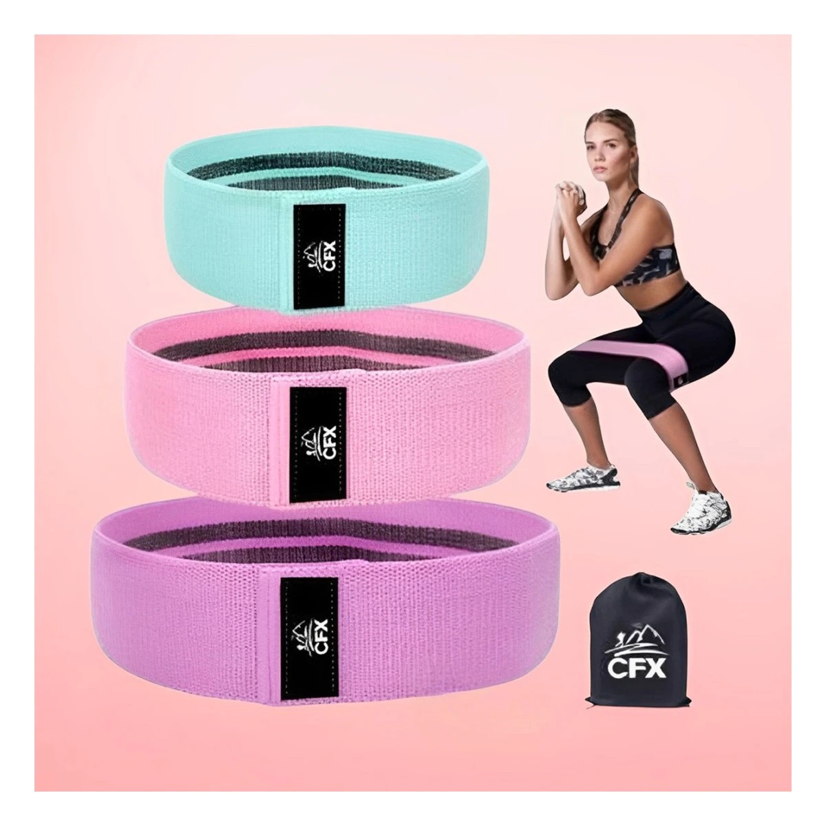 CINTA RYBIU DE30513 ENTRENAMIETO INTENSO MULTICOLOR + GIFT STICKERS - 4