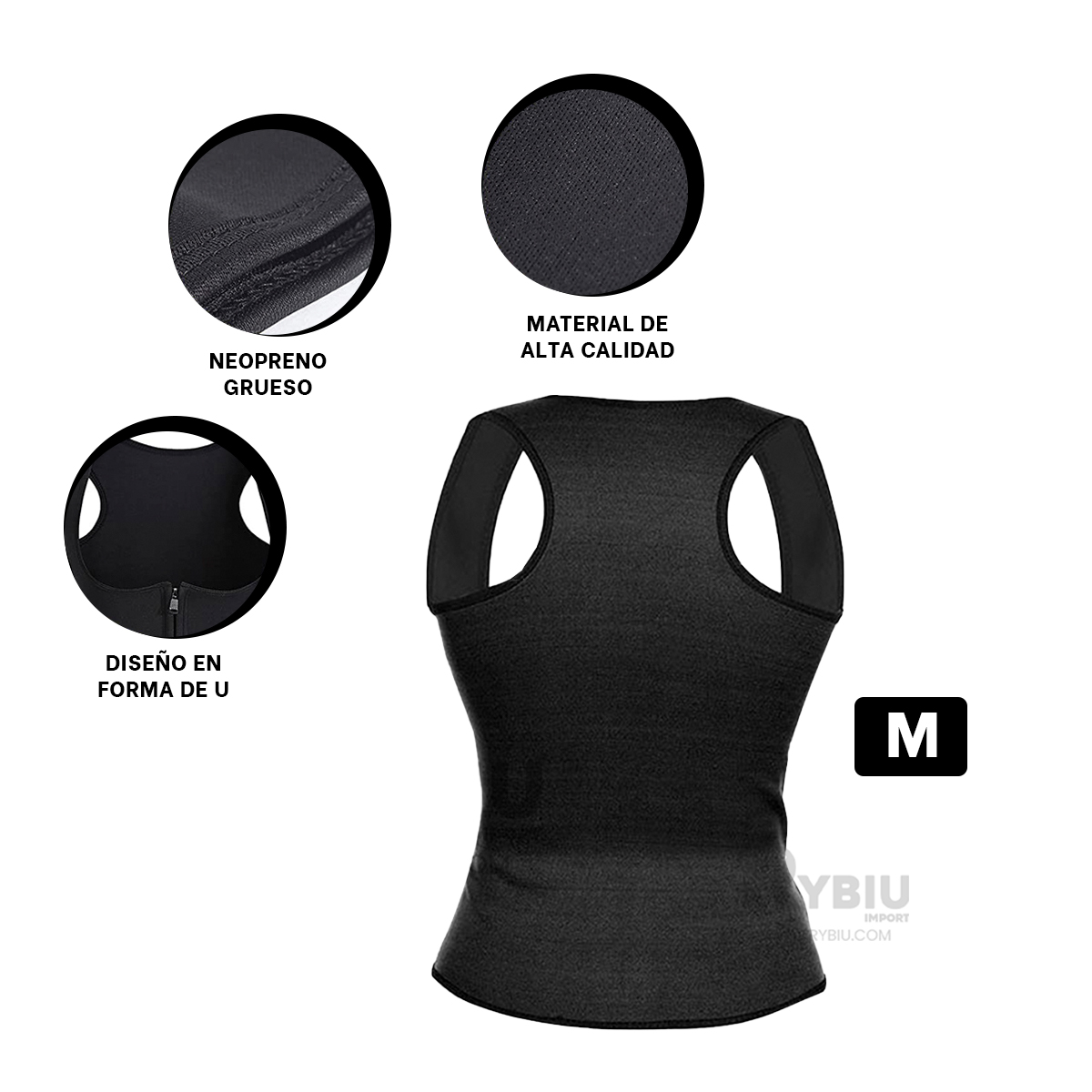 CHAQUETA MUJER RYBIU NEGRO DE30522 RESISTENTE EN TALLA M + ENVOLTORIO REGALO - 3