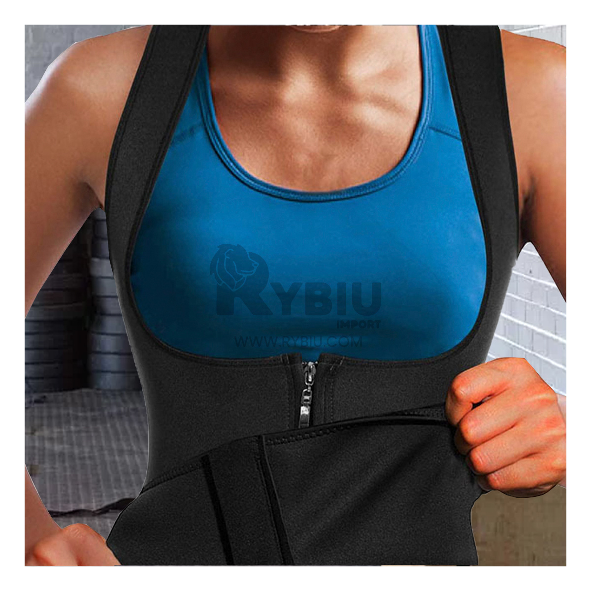 CHAQUETA MUJER RYBIU NEGRO DE30523 EJERCICIOS EN TALLA XL + REGALO STICKERS - 4