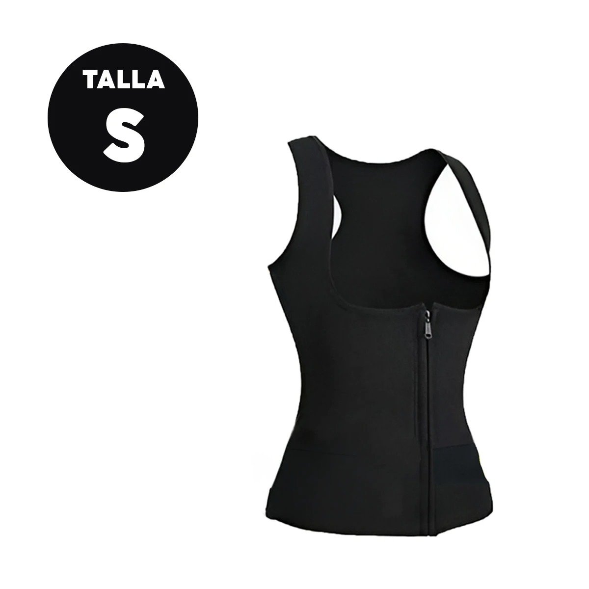 FAJA MUJER RYBIU NEGRO DE30525 TERMICA ENTRENAMIENTO S + POST-IT ADHESIVOS - 4