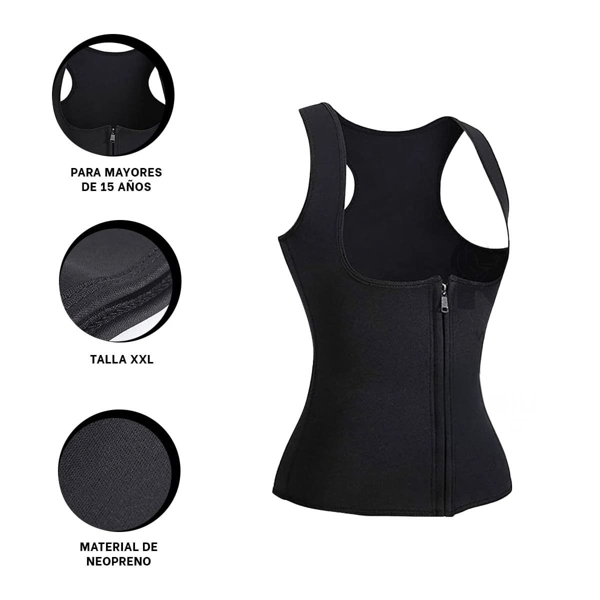 FAJA MUJER RYBIU NEGRO DE30525 TERMICA FUNCIONAL XXL + LIGAS REGALO - 3