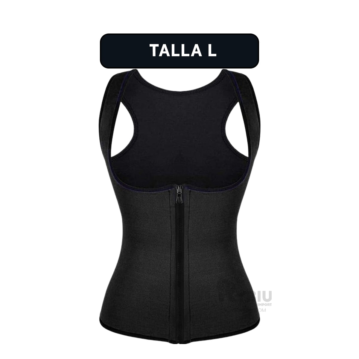 FAJA MUJER RYBIU NEGRO DE30521 CROSSFIT L + BANDERITAS ADHESIVAS - 5