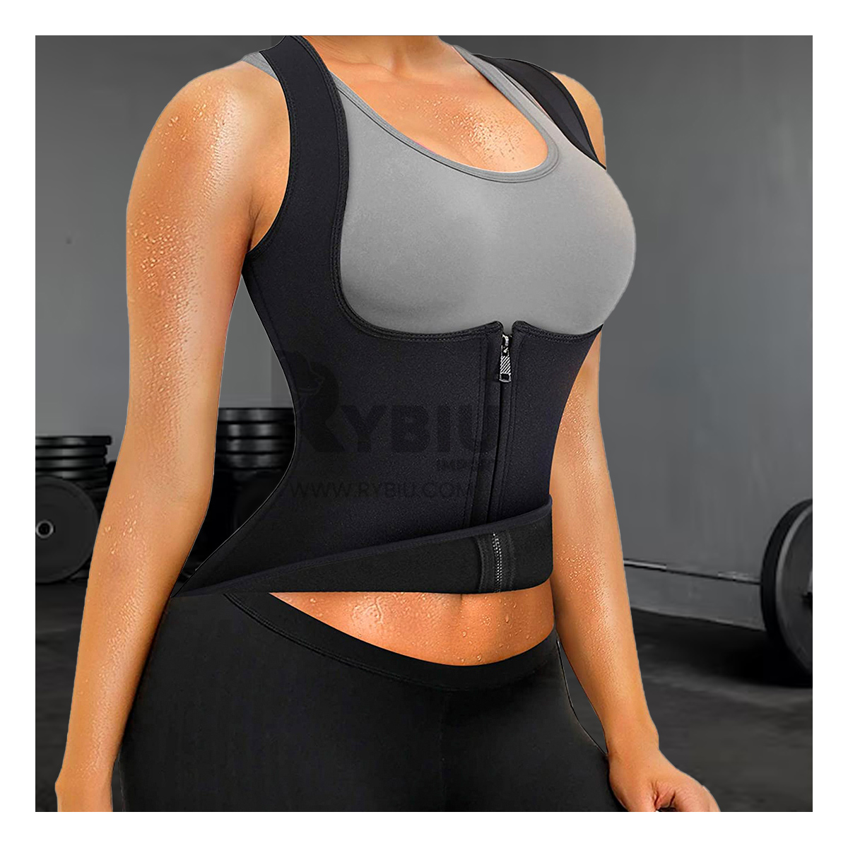 CHALECO MUJER RYBIU NEGRO DE30525 CALORIFICO EN XXL + REGALO AGENDITA - 1