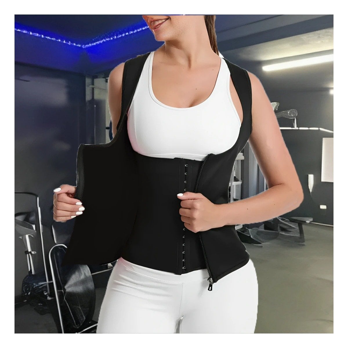 FAJA MUJER RYBIU NEGRO DE30525 TERMICA FUNCIONAL S + LIGAS REGALO - 2