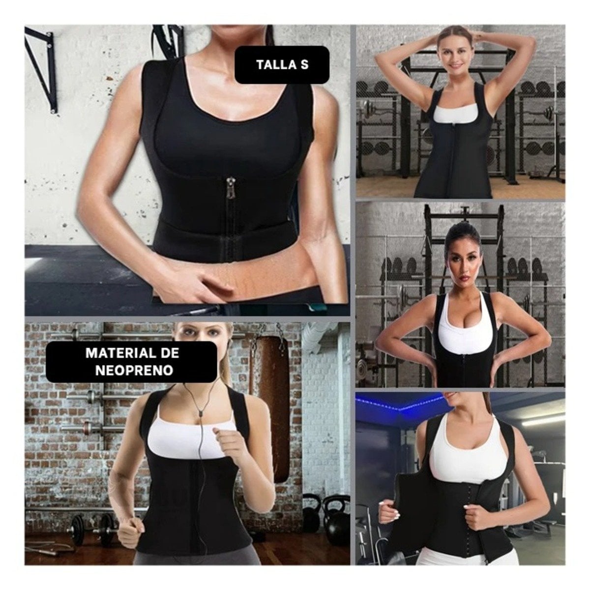 FAJA MUJER RYBIU NEGRO DE30525 TERMICA FUNCIONAL S + LIGAS REGALO - 5