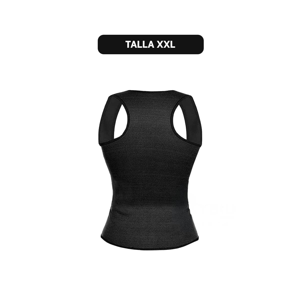 CHALECO MUJER RYBIU NEGRO DE30525 COMODO LLEVAR TALLA XXL + PAPEL REGALO - 4
