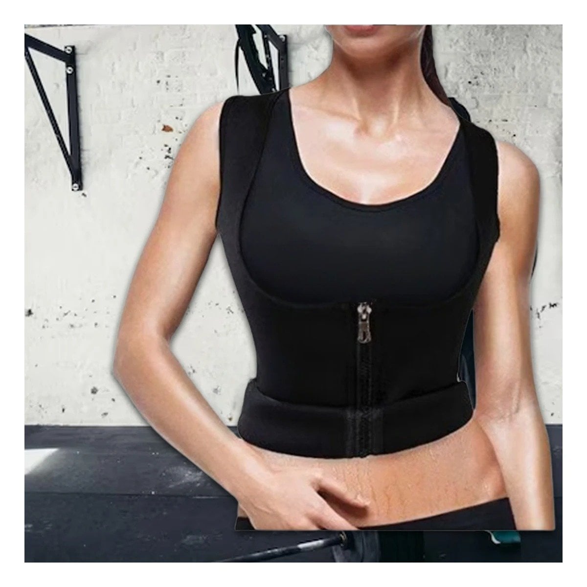 FAJA MUJER RYBIU NEGRO DE30521 TERMICA FUNCIONAL L + LIGAS REGALO - 2