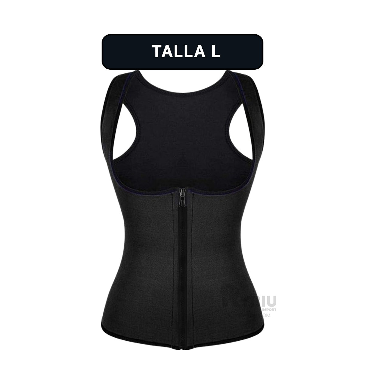 CHAQUETA MUJER RYBIU NEGRO DE30521 EJERCICIOS EN TALLA L + REGALO STICKERS - 5