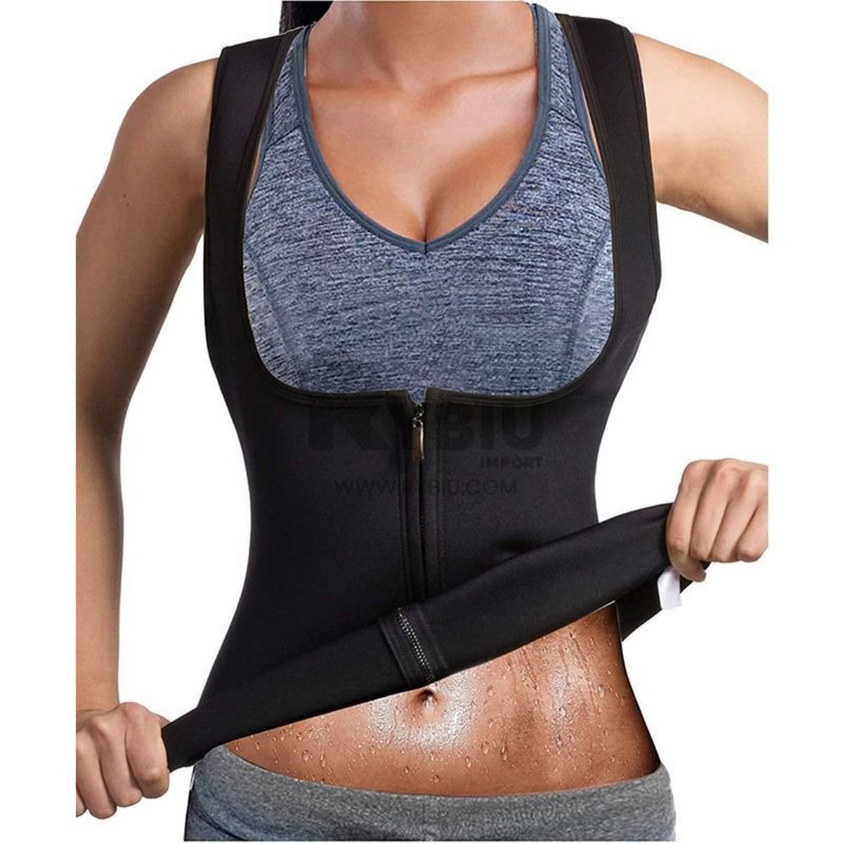 CHAQUETA MUJER RYBIU NEGRO DE30521 RESISTENTE EN TALLA L + ENVOLTORIO REGALO - 1