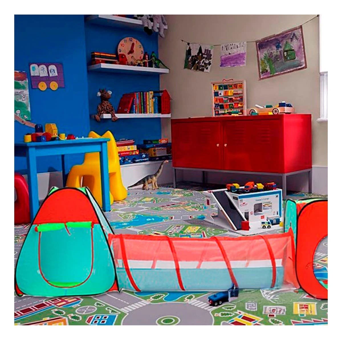 PABELLON COMPACTO DE NIÑO DE CAMPO 3 PIEZAS MG-H8010 EB PARA ACTIVIDADES Y+REGALO STICKER - 2