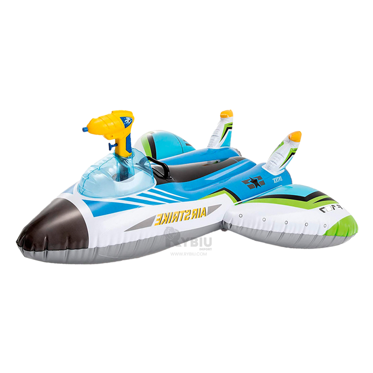 INFLABLE RYBIU CON DISEÑO PARA FIESTAS AZUL + REGALO AGENDITA - 4
