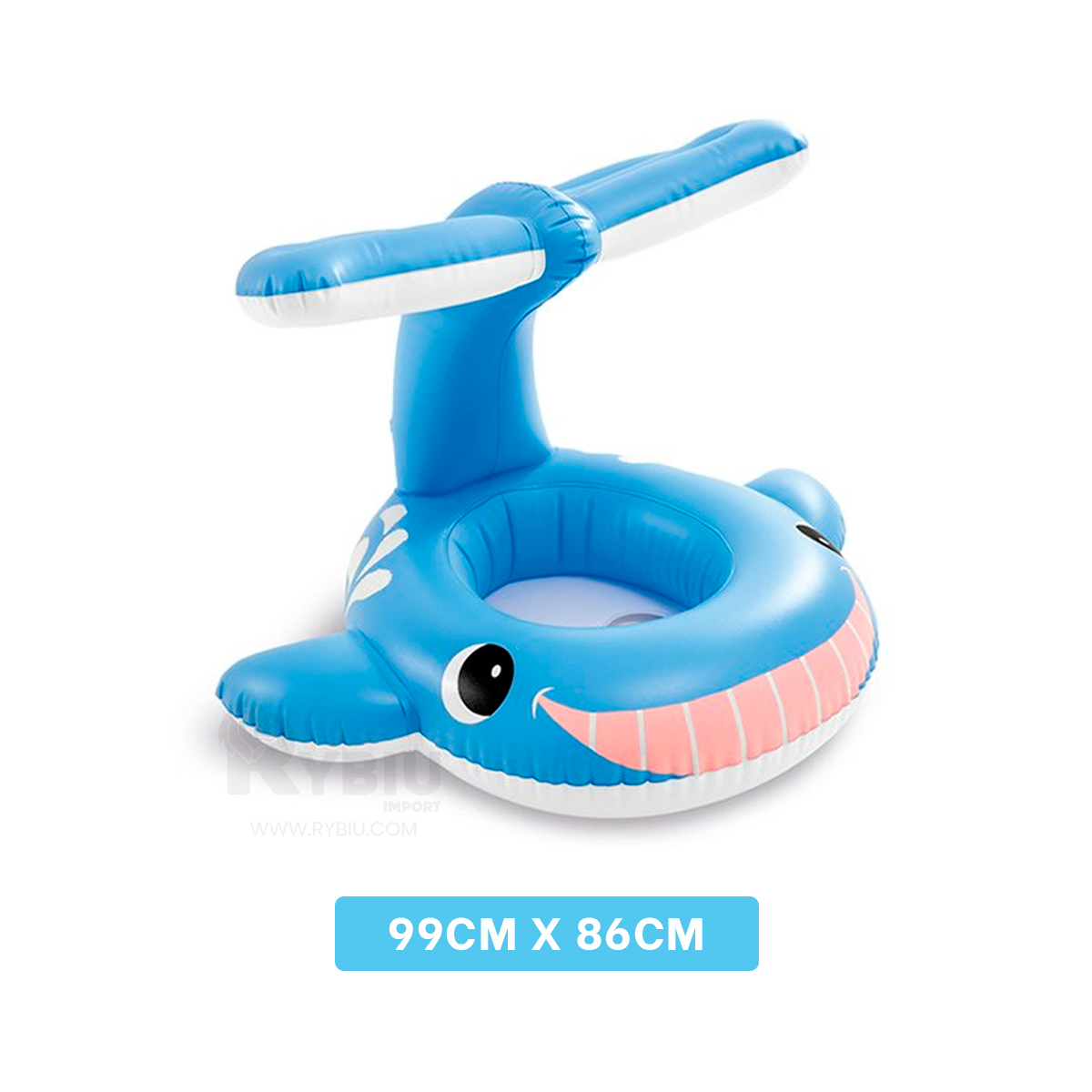 SALVAVIDAS BALLENA BEBE EN CELESTE 56591NP Y+GIFT MINIAGENDA - 5