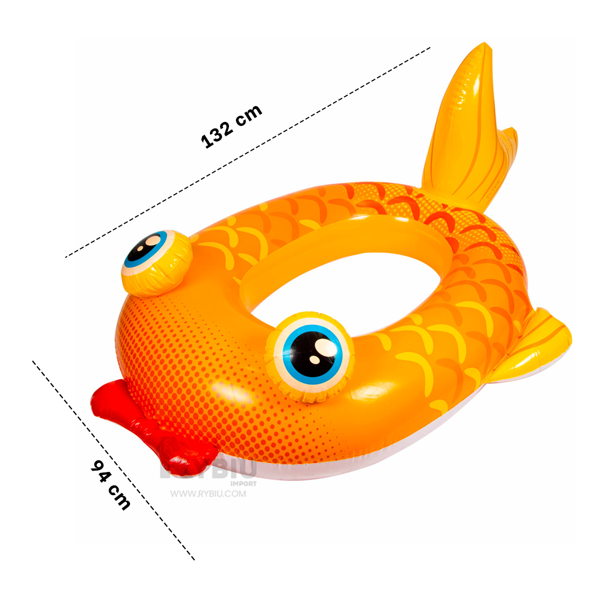 INFLABLE DE PECES EN AMARILLO 59380NP Y+REGALO AGENDITA - 5