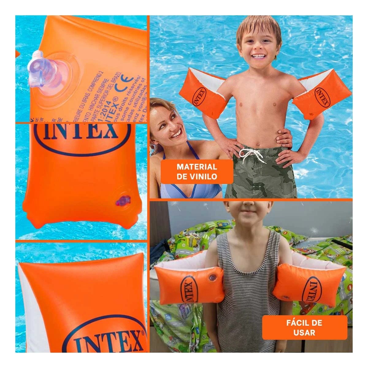 COMPLEMENTO RECREATIVO DE BRAZO INFLABLE INFANTIL 30 X 15 CM Y+LIGAS REGALO - 5