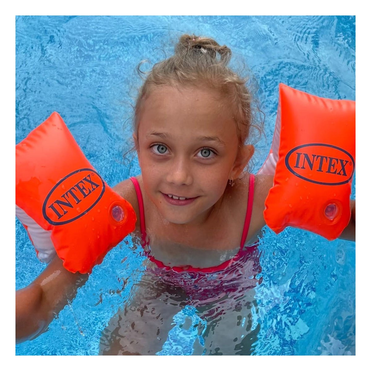 DISPOSITIVO DE BRAZO INFLABLE PARA NIÑOS EN PISCINA 23 X 15 CM Y+LIGAS REGALO - 1