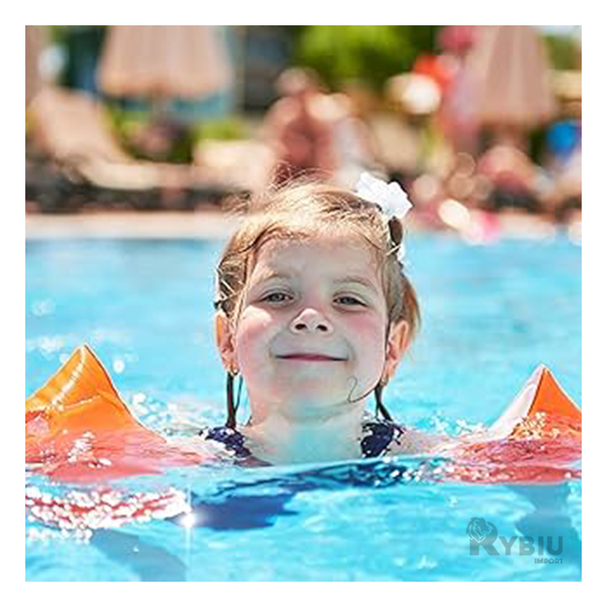 SALVAVIDAS DURABLE DE PISCINA ANARANJADO Y+REGALO AGENDITA - 2