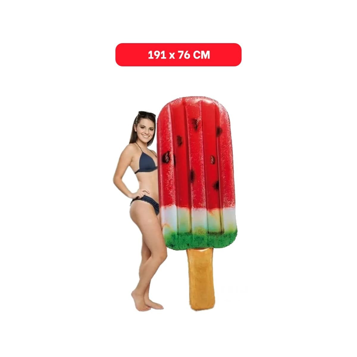 FLOTADOR SANDIA ACUATICO PARA NIÑOS Y DIVERSION EN PISCINA 191 X 76 CM Y+POST IT - 4