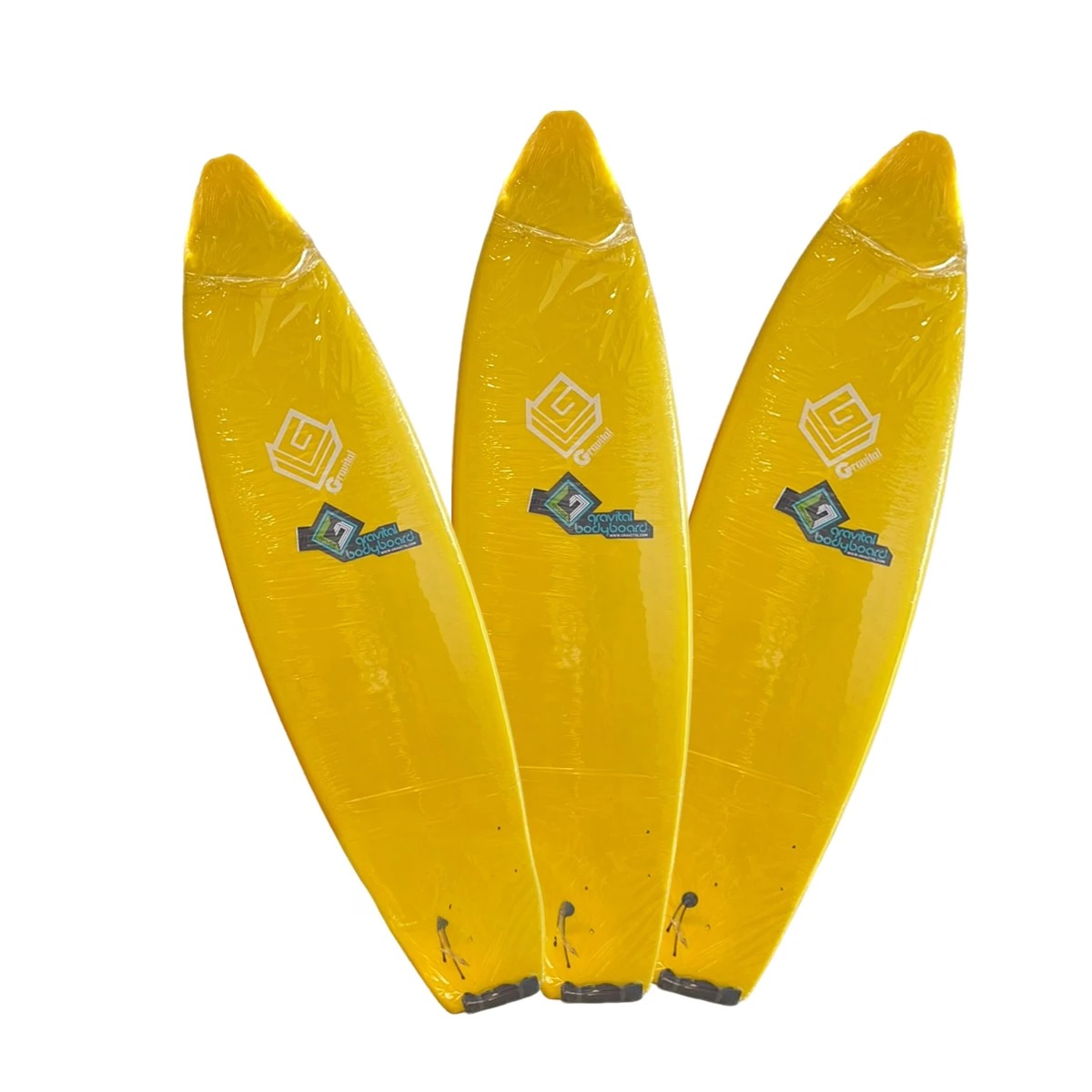 TABLERO RYBIU ST-7 AMARILLO SURFEAR UTIL 7' + BANDERITAS ADHESIVAS - 1
