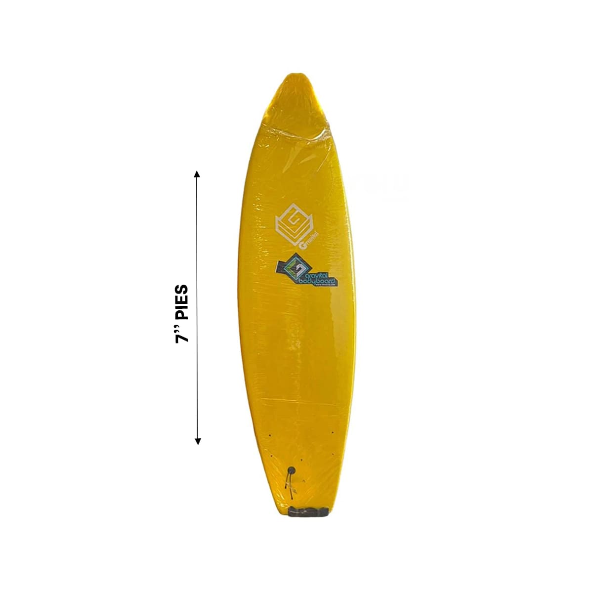 TABLERO RYBIU ST-7 AMARILLO SURFEAR UTIL 7' + BANDERITAS ADHESIVAS - 5