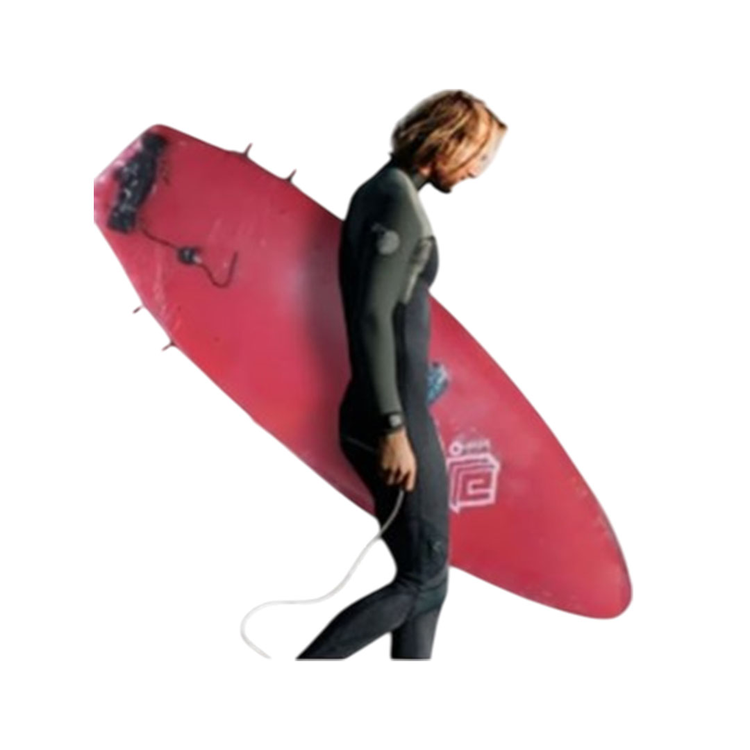 TABLERO RYBIU ST-7 ROJO SURFEAR UTIL 7' + BANDERITAS ADHESIVAS - 1