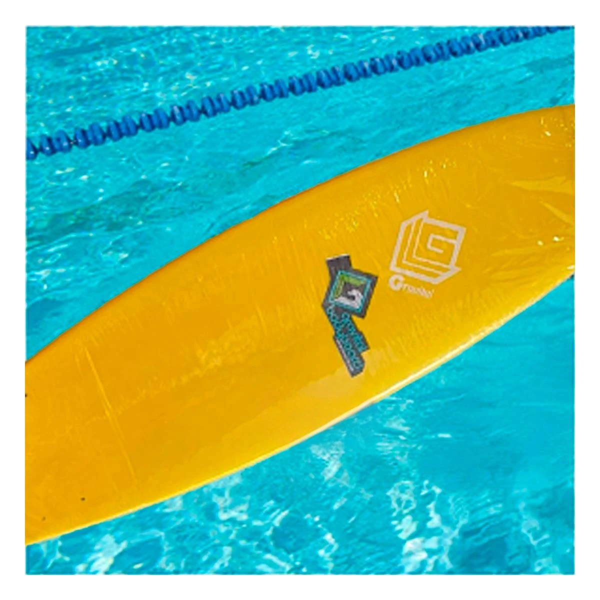 TABLERO RYBIU ST-6 AMARILLO SURFEAR UTIL 6' + BANDERITAS ADHESIVAS - 4