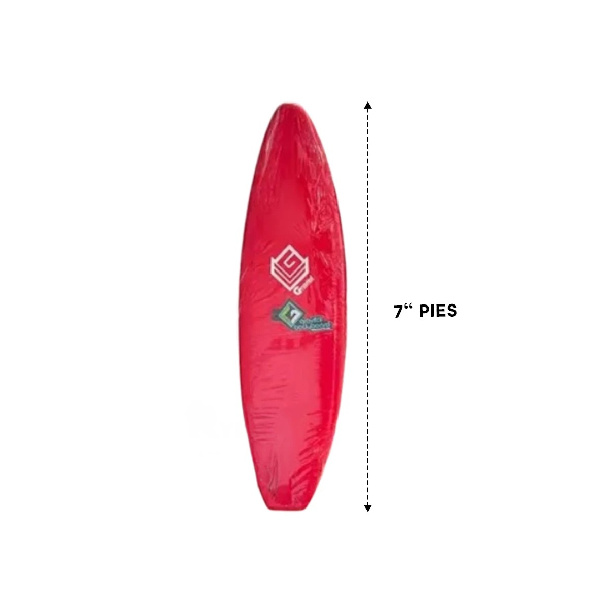 LONGBOARD RYBIU ST-7 ROJO RESISTENTE OLAS + REGALO AGENDITA - 5