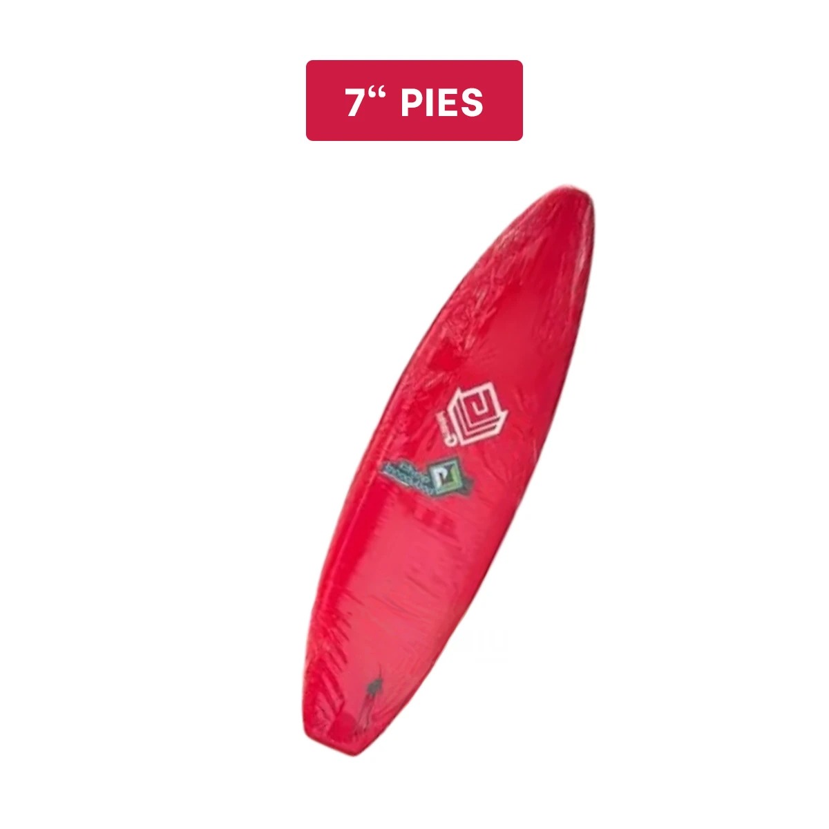 TABLERO SURF PRACTICO EN ROJO 7'' Y+REGALO LIGAS PARA PEINAR - 5